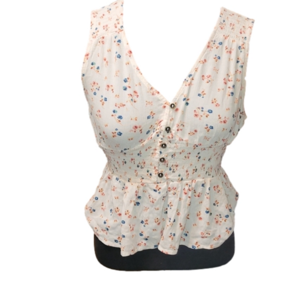 Rewind floral top,size medium